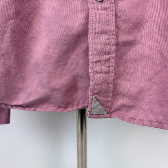 UNTUCKit Harken Shirt Mens Size XL Red Button Up Long Sleeve Wrinkle Free - Picture 4 of 5